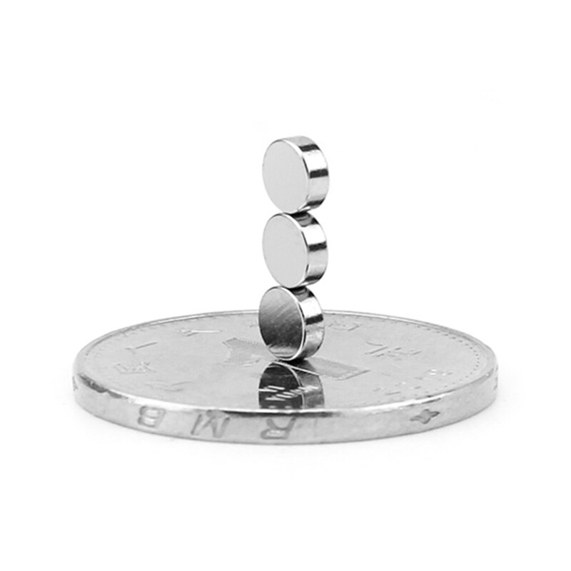 100pcs Neodymium N35 Dia 4mm X 1.5mm Strong Magnets Tiny Disc NdFeB Rare Earth For Crafts Models Fridge Sticking magnet 4x1.5mm