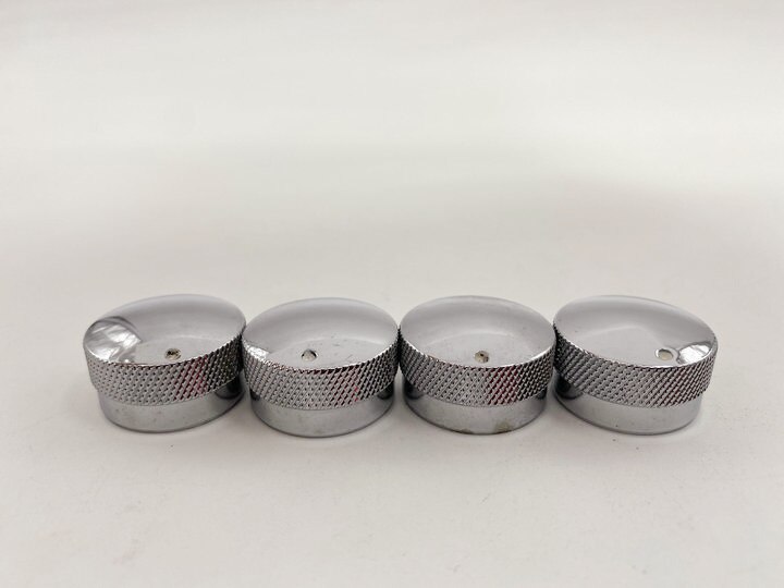 Bruns London Original electric guitar and bass Knobs Metal in chrome color Burns Control knobs