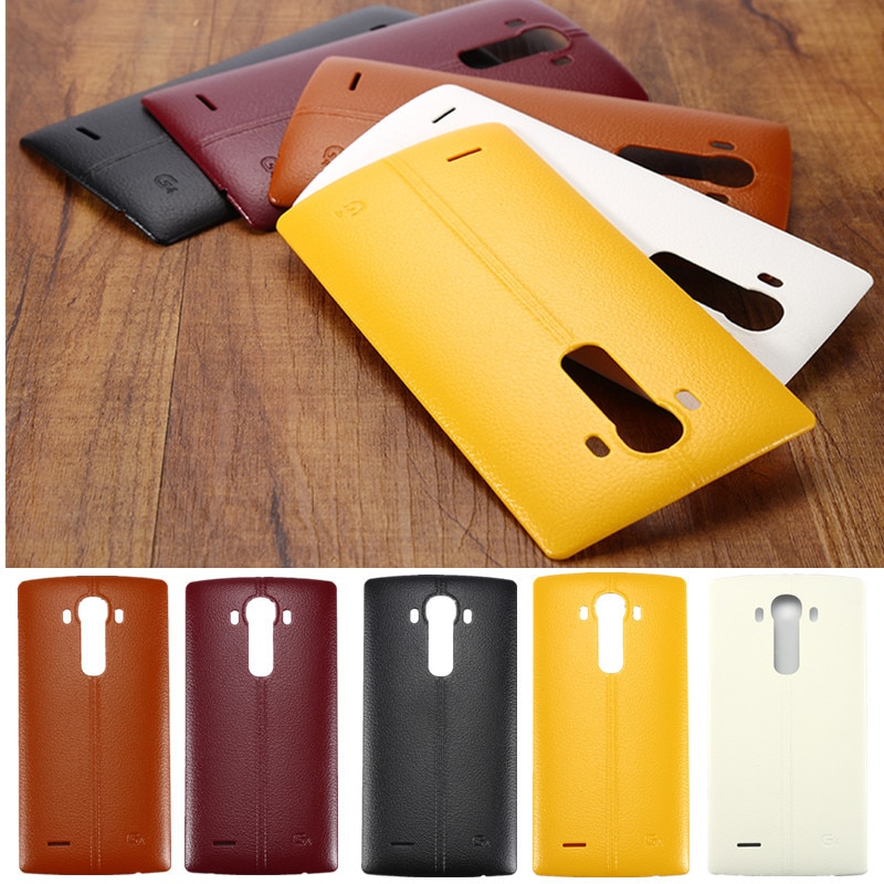 PC Matreial Leather Pattern Battery Back Cover Housing Case Door Rear Cover+NFC For LG G4 H815 H810 LS991 US991 VS986