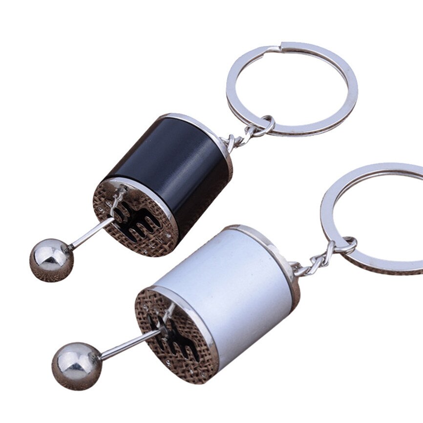 Gear Knob Gear Shift Gear Stick Gear Box Metal Key Chain Keyfob Car Keyring Keychain Tool Sep#2