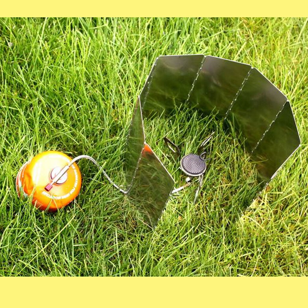 12 Platen Folding Camping Wind Shield Aluminium Fornuis Gasfornuis Windscherm Voor Outdoor Wandelen Picknick Koken Bbq