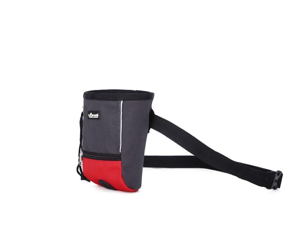 Sac à friandises pour chiens de grande capacité | Petite pochette Portable détachable pour chiens de formation, sac à friandises pour chiens de compagnie: Red