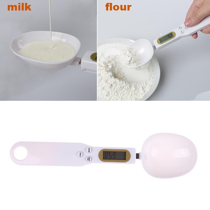 500g/0,1g LCD Digital cuchara ajustable para medir peso escala de medición cucharas Gram Mini balanzas de cocina suministros para hornear