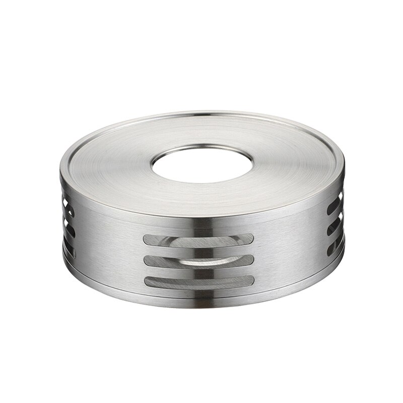 Té de acero inoxidable accesorios de té estufa vela calefacción Base para olla titular/titular de la cena con velas | Luces