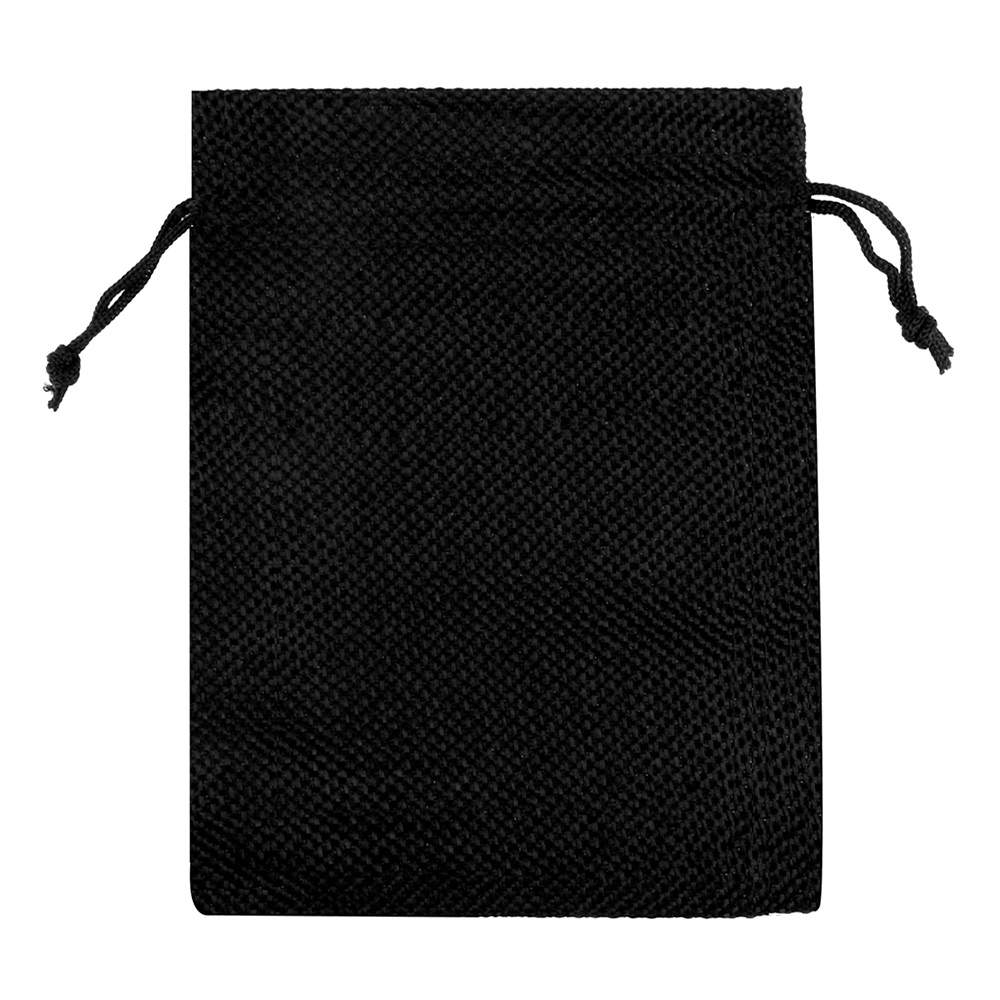 25 Stks/partij Trekkoord Jute Jute Zak Vlas Tassen Sieraden Verpakking Zakken Voor Bruiloft Snoep Tas Kan Afdrukken Logo: S / marine