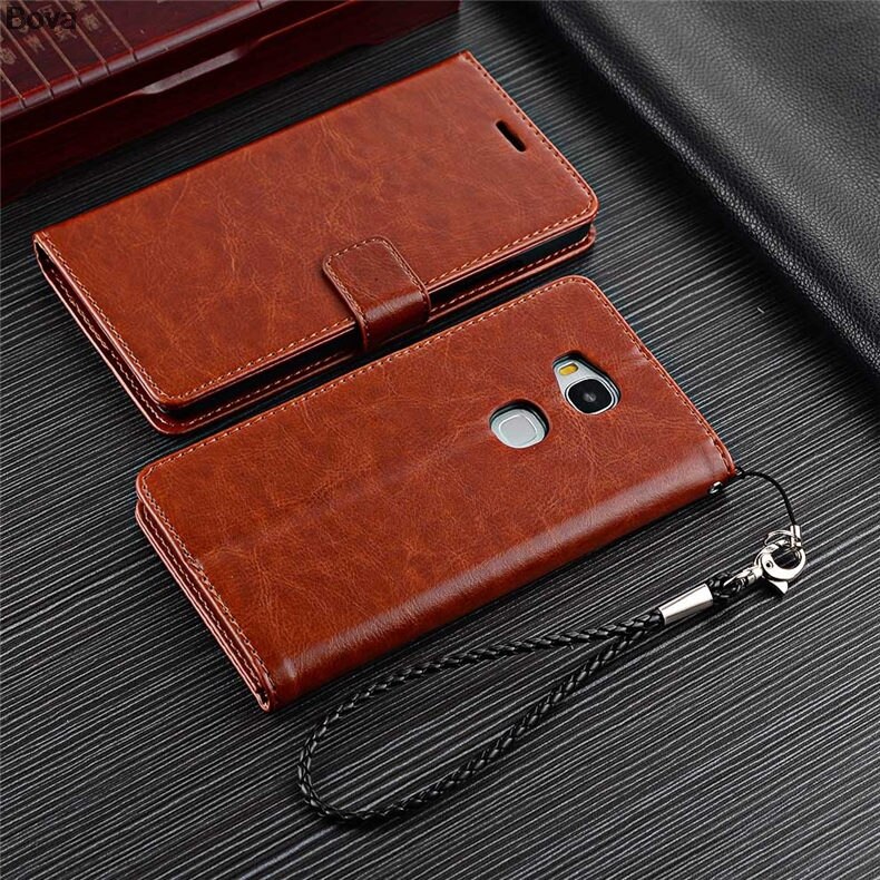 Fundas Huawei honor 5X card holder cover case for Huawei Honor 5X leather phone case ultra thin wallet flip cover