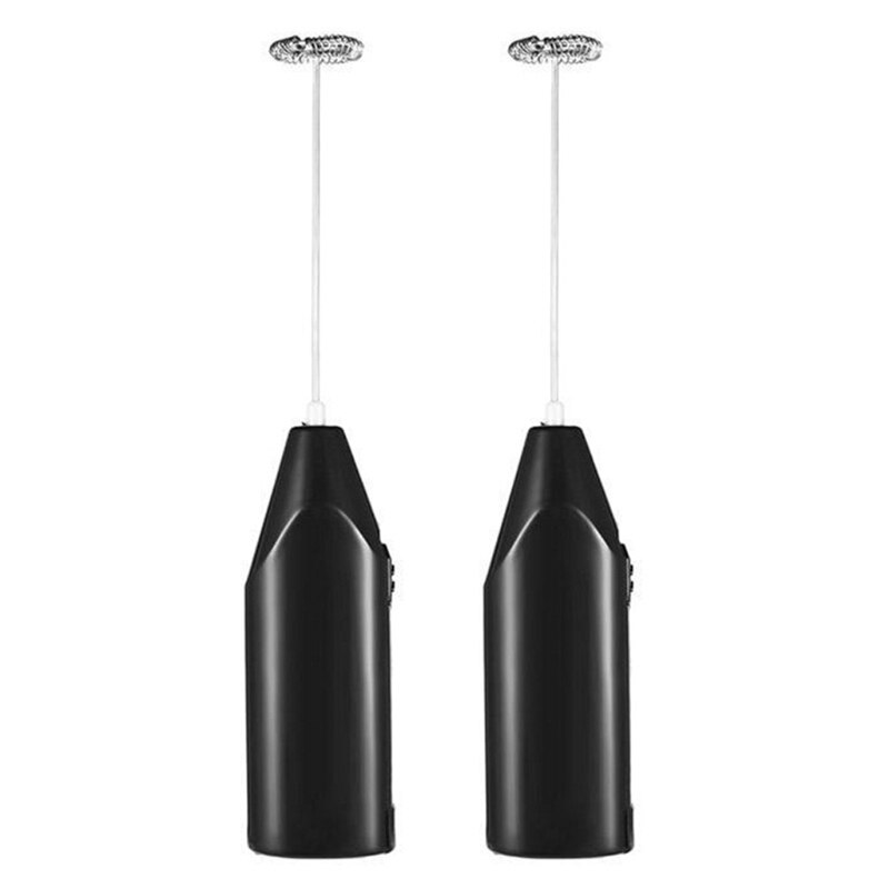 2Pcs Electric Tumbler Stirrer Art Crafts Tumbler Handheld Epoxy Resin Mixing Sticks Resin Mixer Blender Magic Easy Tools: Black