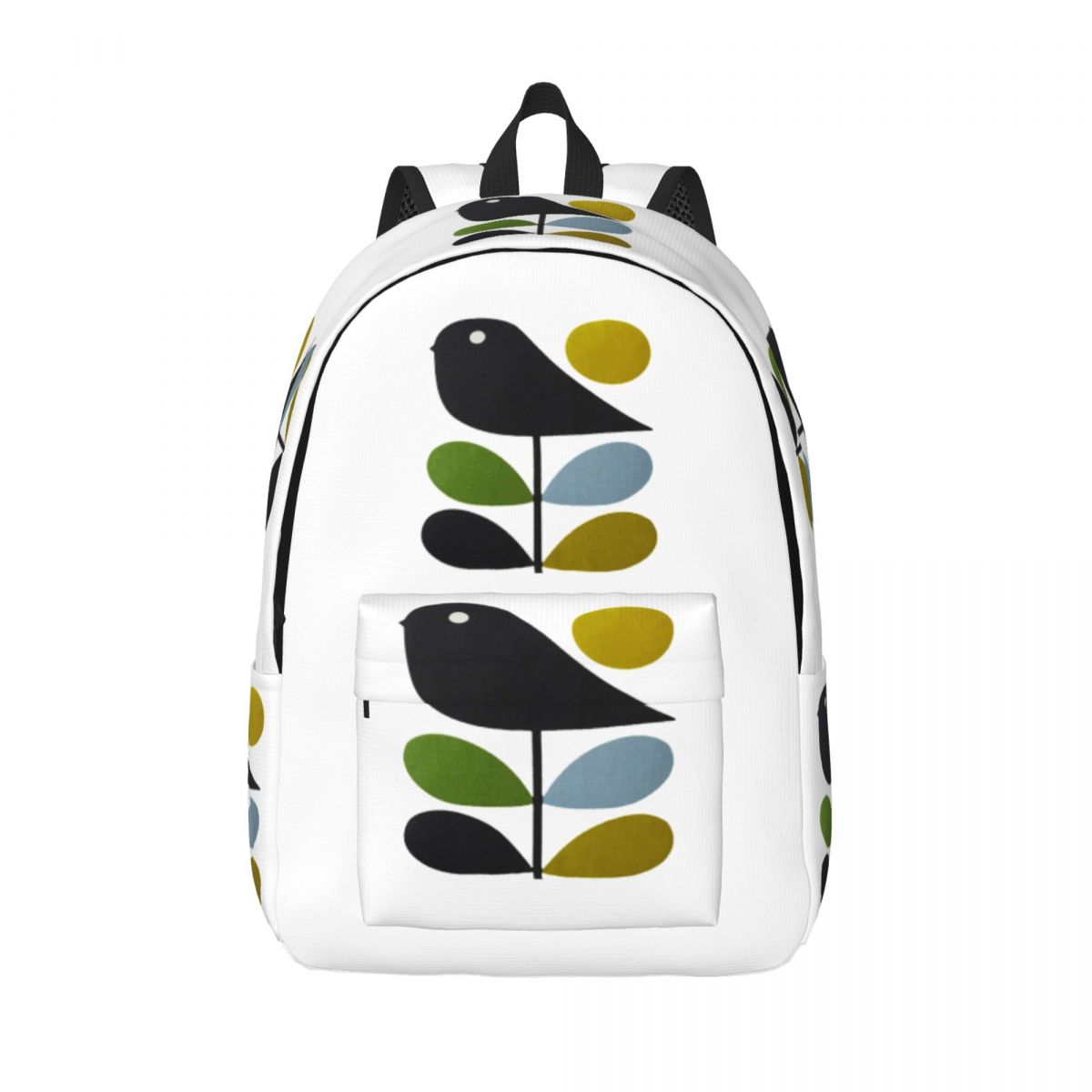 Benutzerdefinierter Orla Kiely Laptop-Rucksack mit mehreren Stemmen für Damen und Herren, lässige Büchertasche für Studenten, florale abstrakte Taschen