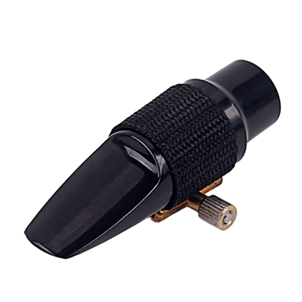 Ersatzmundstück für altsaxophon mit clip, saxophonkopf-zubehör (schwarz)