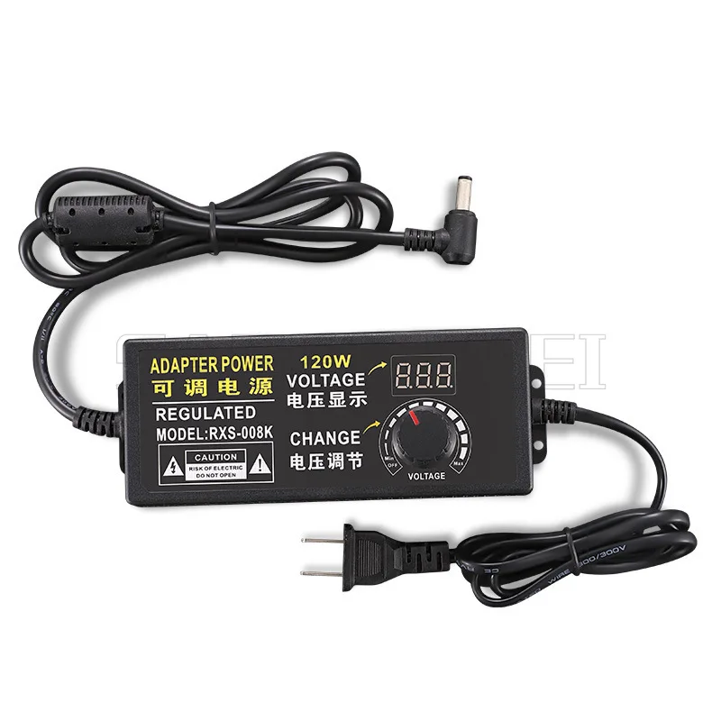 AC Verstelbare Display Voeding 3 V-36 V 3A 24-36 V 2A Met US/EU Plug Connect Universele Power Adapter Verstelbare AC toDC Dimmer