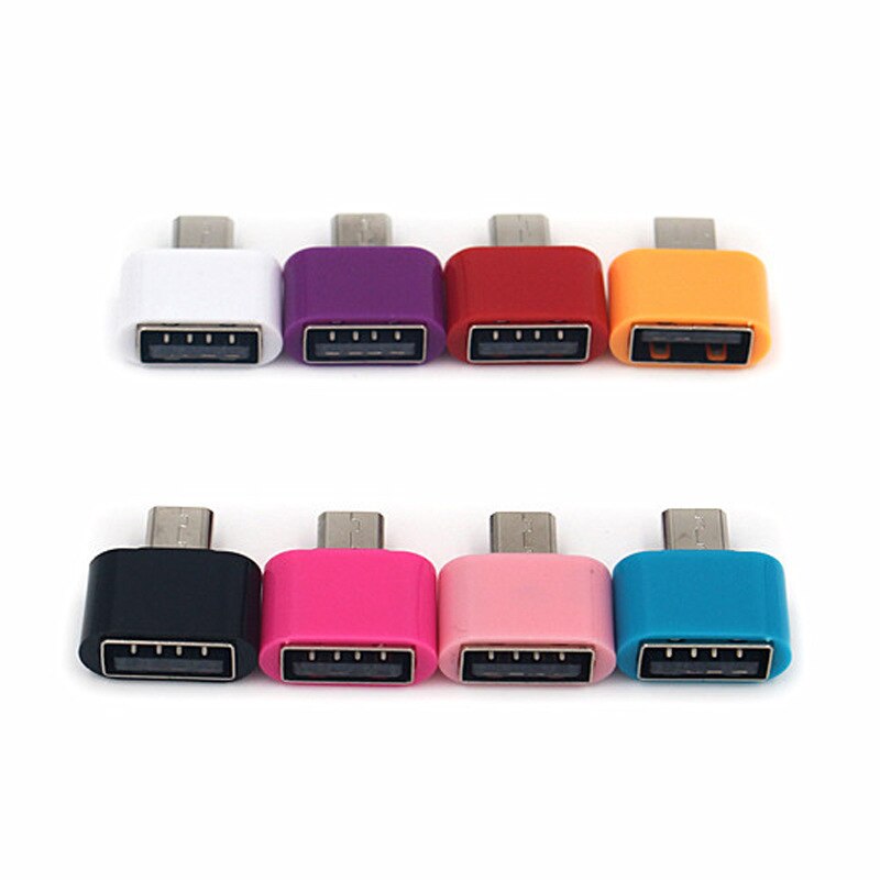 Adattatore Lettore Schede OTG - Espansione Mouse Tastiera Chiavetta USB Micro - Slot Scheda SD Singolo