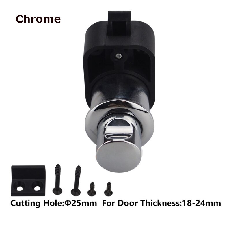 Encell 1 set van 3 stuks P03 Push Lock Knop Deurknop RV Kast Lade Caravan Motor Thuis Kast Kast Lade Push Klink