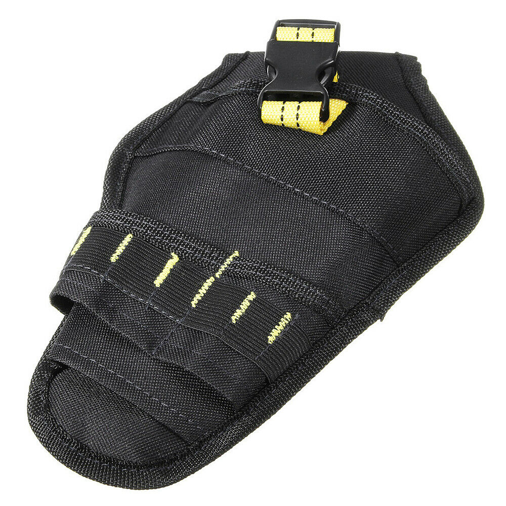 Multifunktionel borebatteri trådløs værktøjsholder lommesløjfer tunge taske til værktøjsbælte: Gul