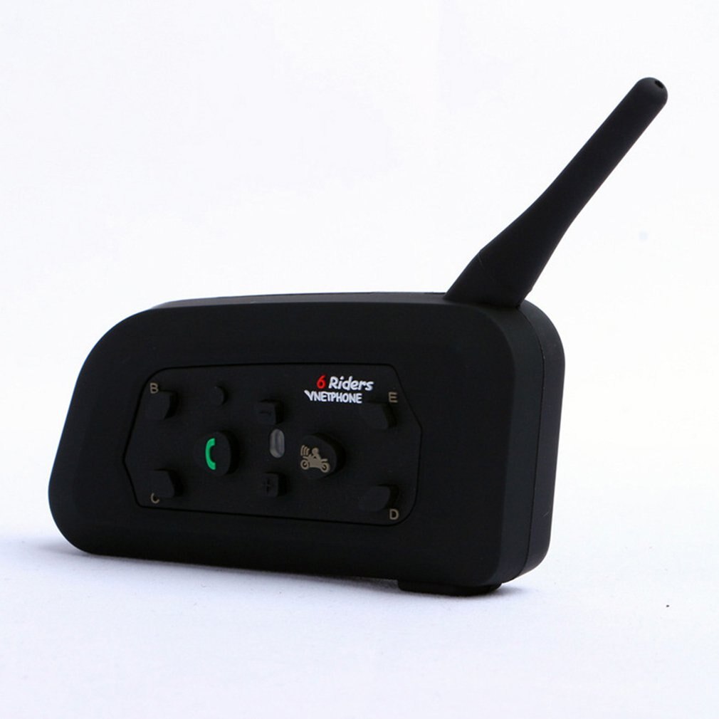 V6-1200 High-speed Protocol Bluetooth Motorcycle Helmet Headset and Interphone Long-distance Transmission