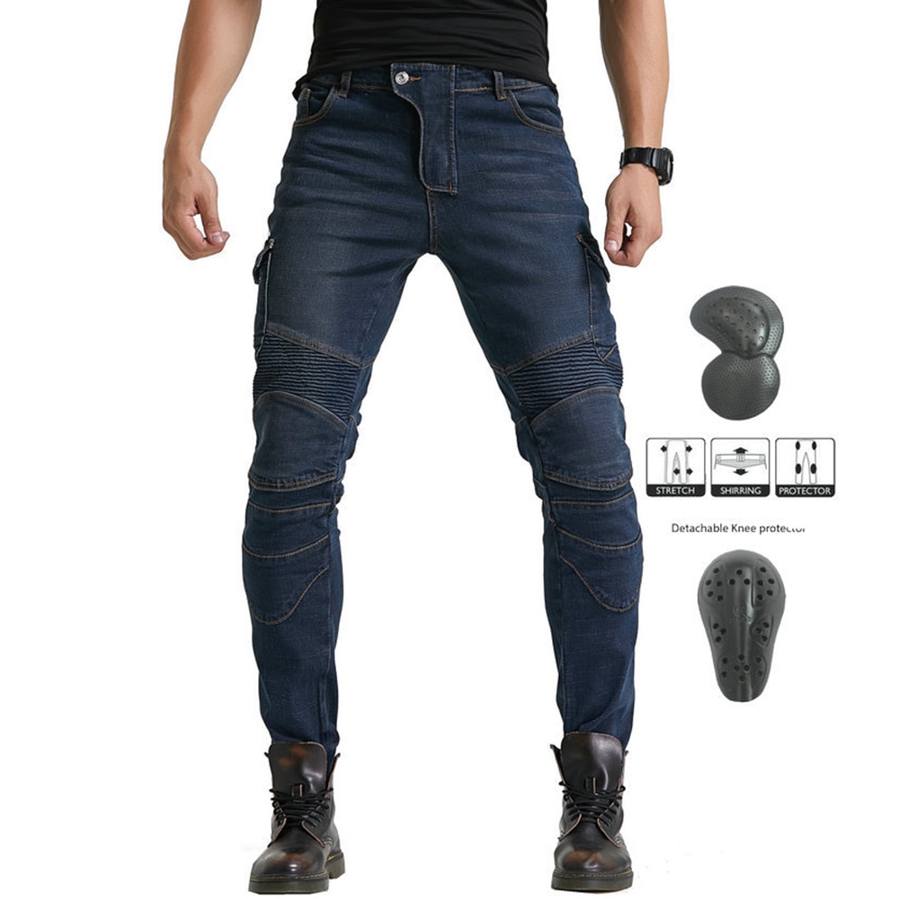 Motorcycle Pants Anti-fall Motocross Pants Moto Pantalon Biker Jean Motorbike Trousers With CE Protection For Men Women