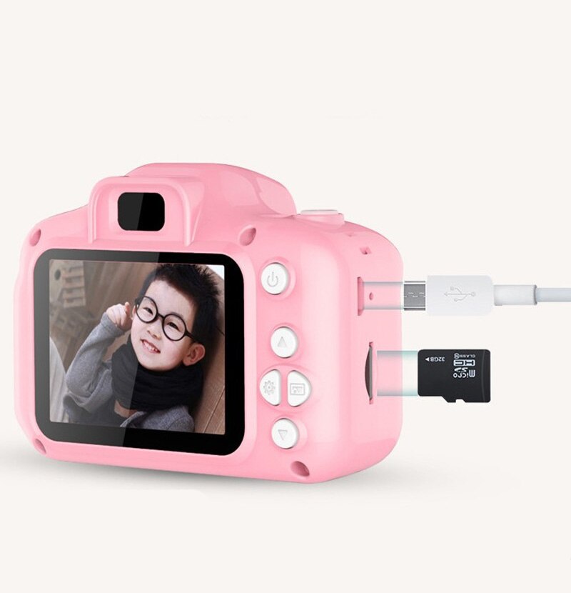 800W Kids Mini Digitale Camera Speelgoed Chargable Fotografie Props Leuke Baby 2 Inch HD Screen Video Recorder Camera