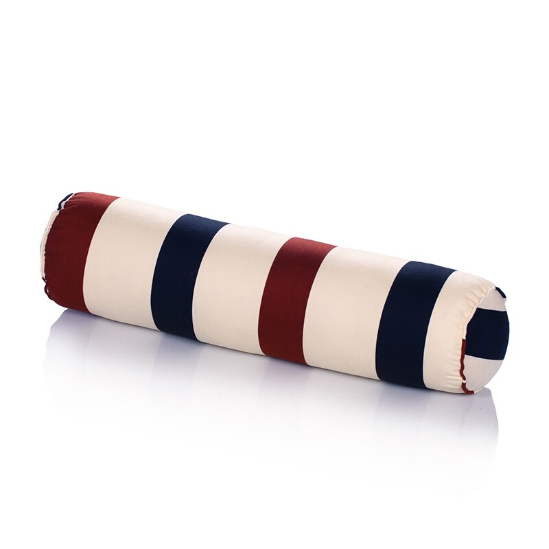 Multifunktion rund slik pude almindelig yoga pude kontor lur pude fløjl slibestof polstret bomuld sundhedspleje nakkepude: 005