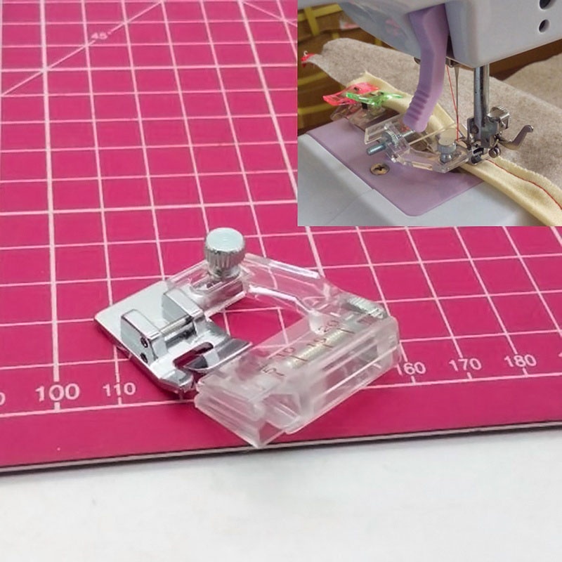 1 pcs Verstelbare Bias Tape Binding Voet Snap On Naaivoet Voor Naaimachine Accessoires Goede