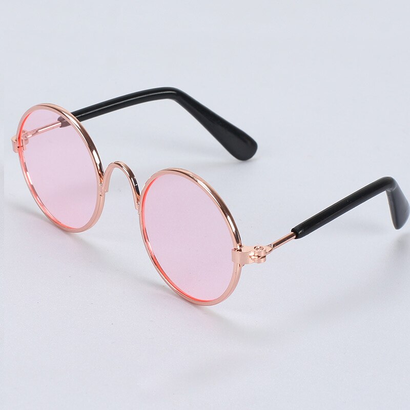 Gafas de sol bonitas para gato y perro, lentes para perro pequeño, fotos, productos para mascotas, 1 unidad: Pink