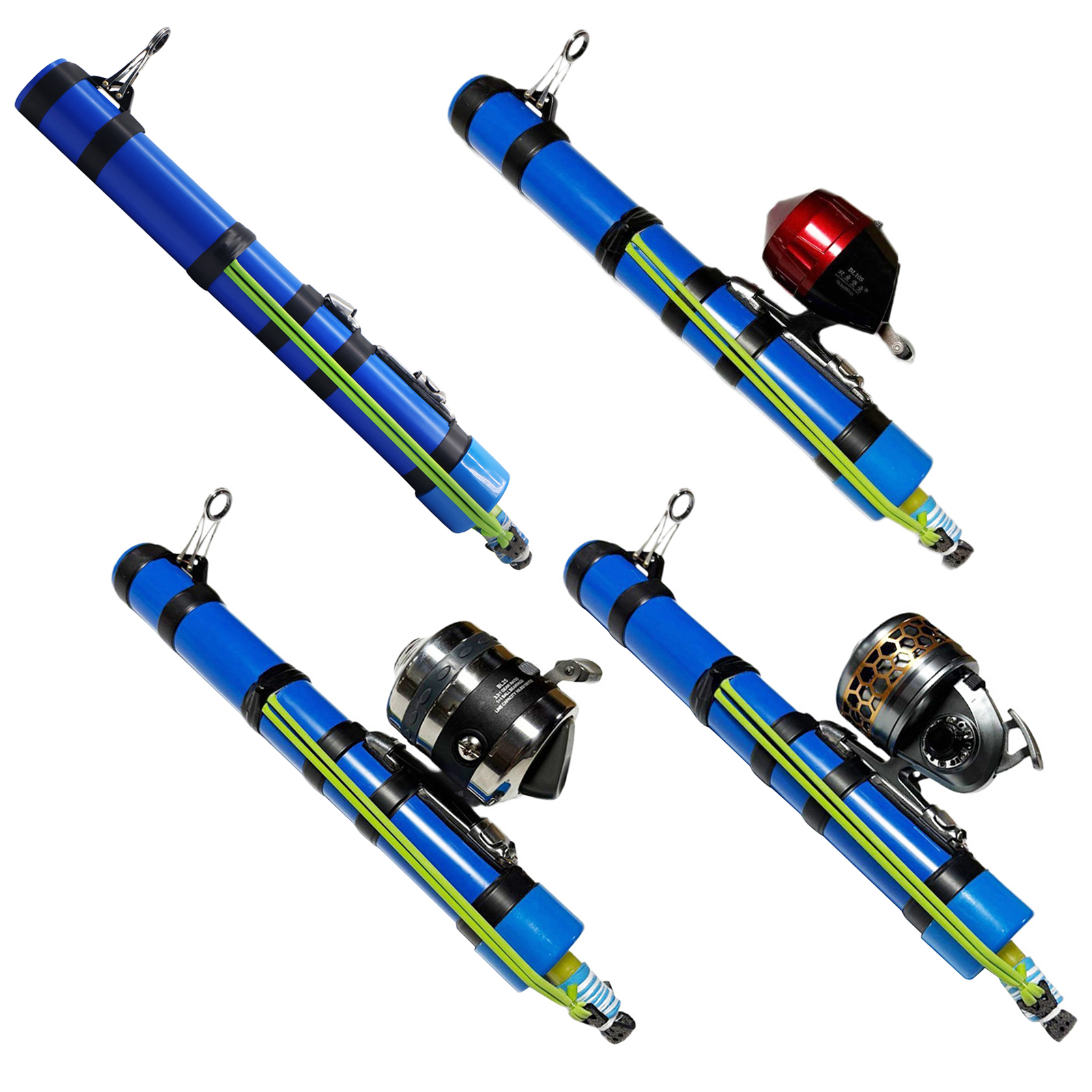 Lure Launcher Fishings Tool Reusable Compact Fishing Rod Holder Fish Bait Launching Equipment for Bass Trout Catfish Saltwater