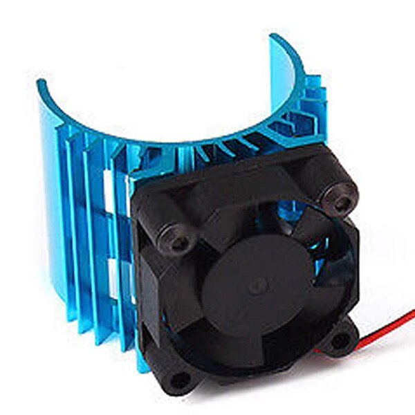 meta Heat sink with 5V Cooling Fan for 1/10 RC Car 540 550 3650 Size Motor