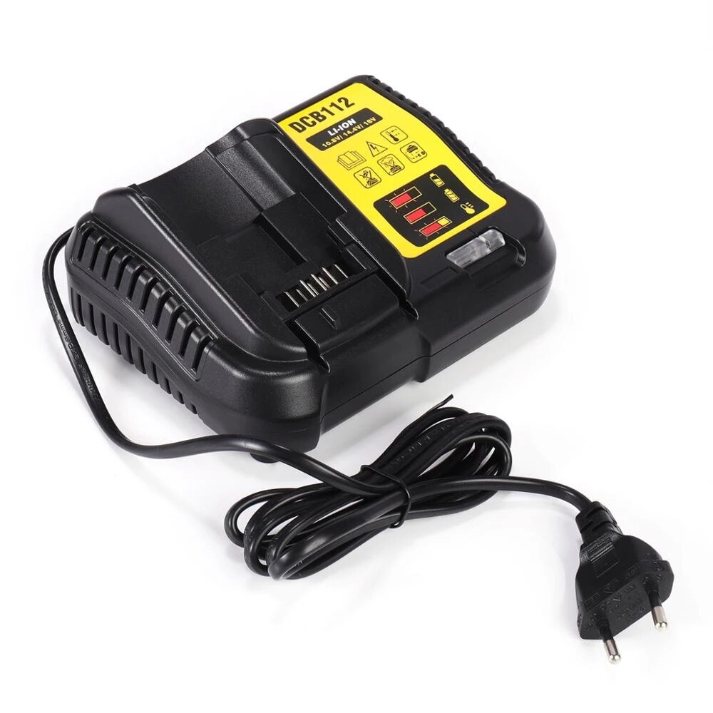 Batterilader til dewalt dcb 180 dcb 120 dcb 127 dcb 200 dcb 206 dcb 205 dcb 201 dcb 203 / lader dcb 101 dcb 107 dcb 112 dcb 115 dcb 105