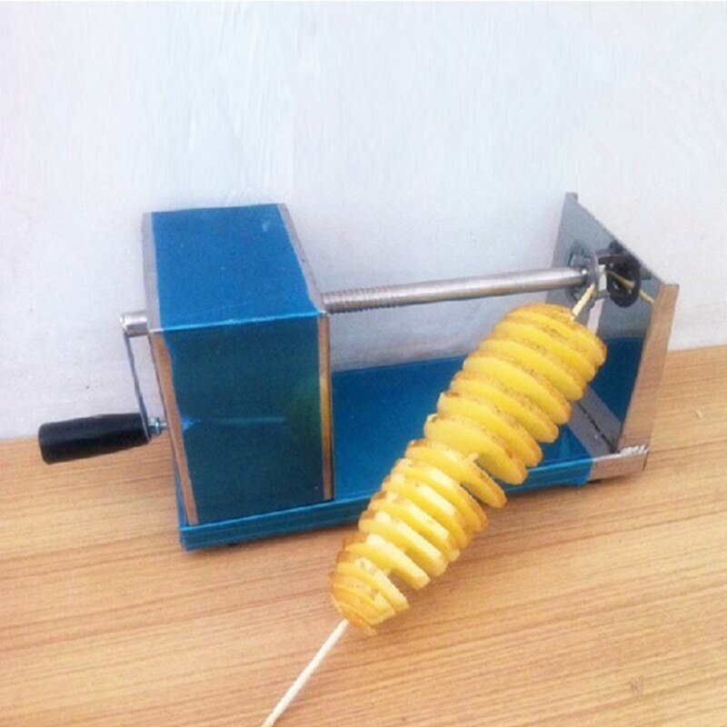 Manual spiral potato chips twister slicer cutter tornado twist machine utensilios de cocina cortador for batata espiral ZF