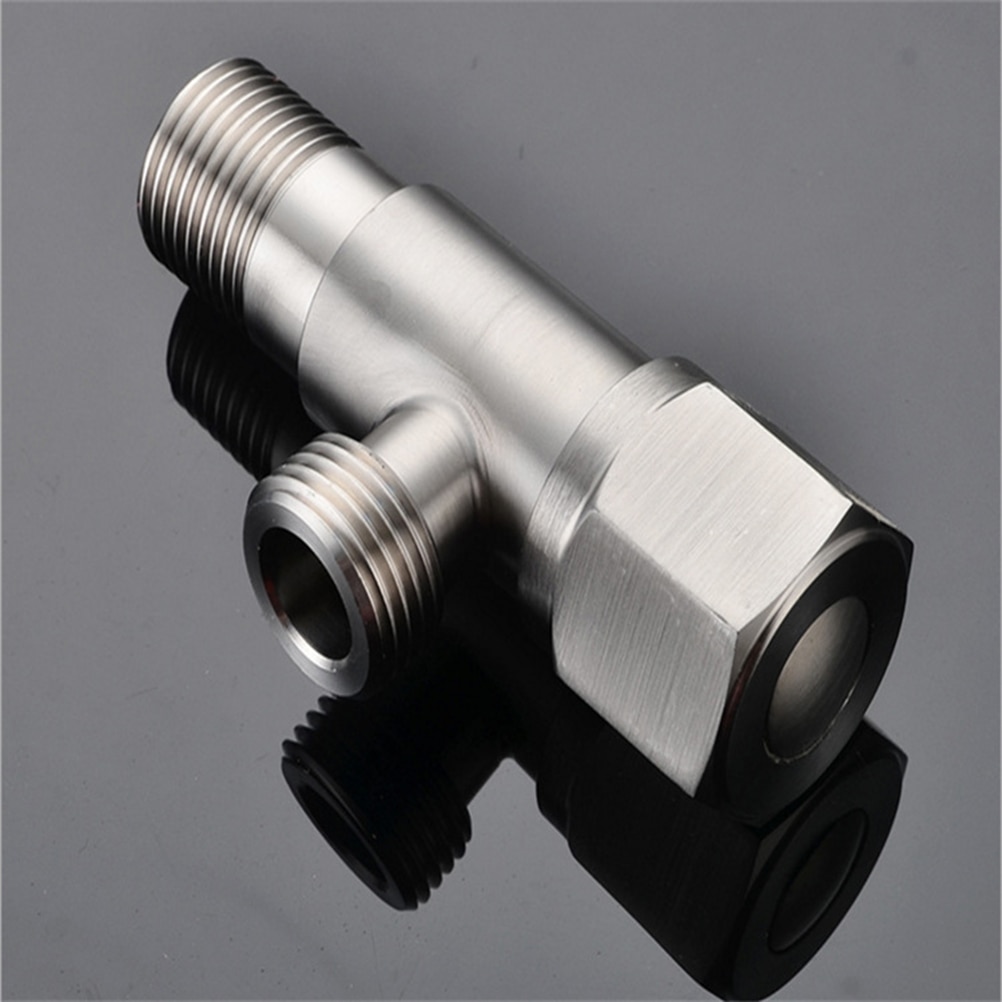 Bathroom Toilet Angle Valve Stainless Steel Lead-free Cold and Water Mixer Shut Off Vavle for Toilet Kitchen Sink