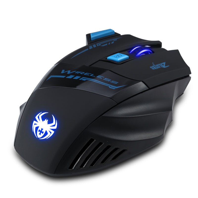 Wirless Mouse Gaming Mouse Wireless 2400 DPI 7 Button LED Optical USB ...