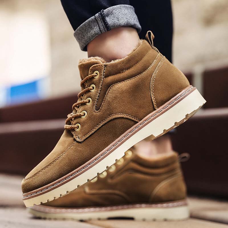 Männer Stiefel Arbeit Sicherheit Männlichen Stiefeletten ErhöHenne Turnschuhe Männer lässig Schuhe Plattform Stiefel Zapatos De hombre