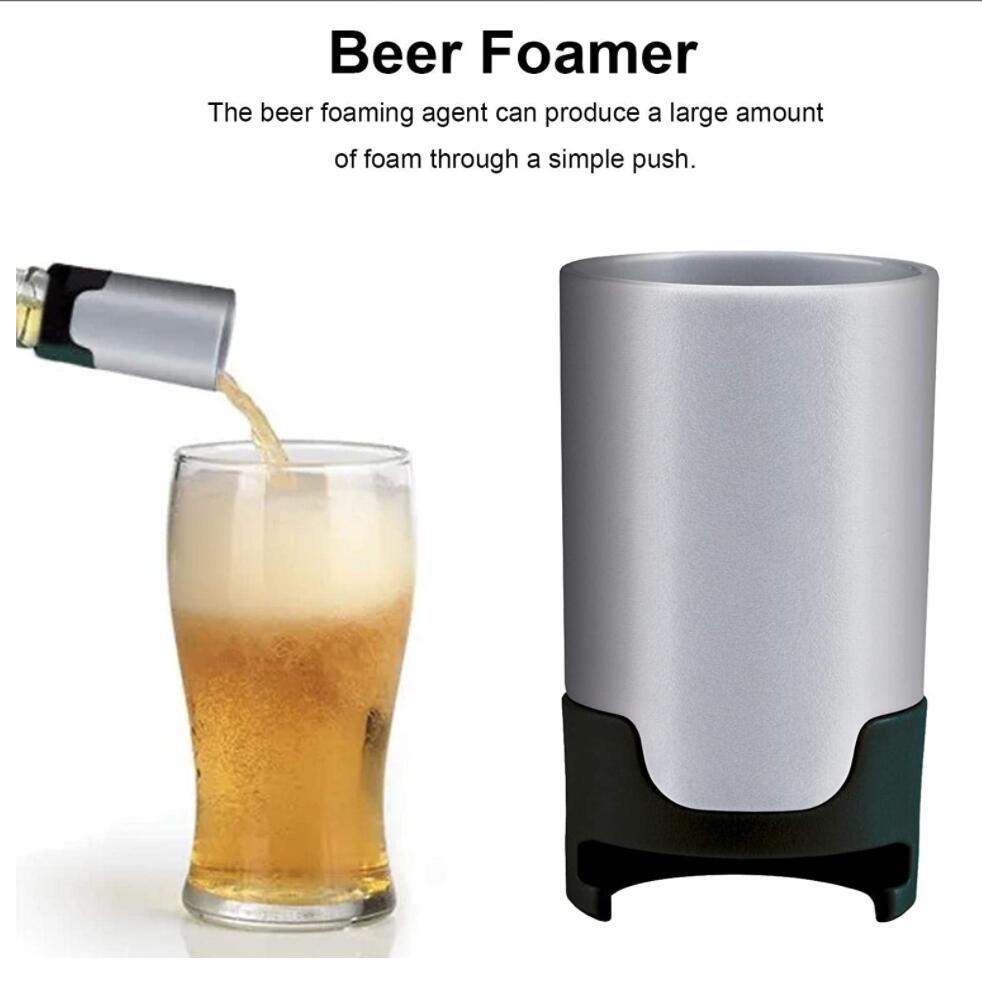 Beer Bubbler Household Supersonic Foaming Machine Portable Beer Foam Maker Sonic Foamer for Ice Beer