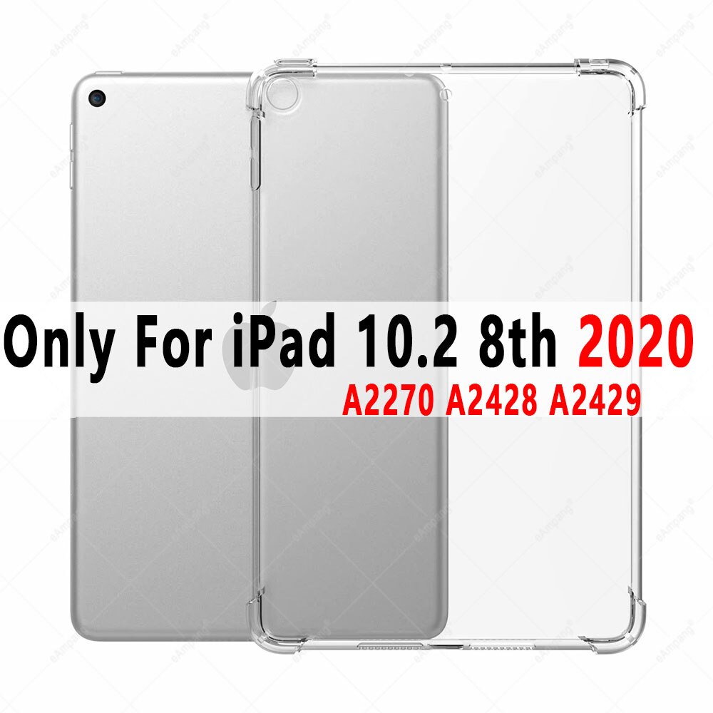 Gota Resistência Capa para Apple iPad 9.7 2017 2018 Air 2 3 4 10.9 Pro 9.7 11 10.5 12.9 mini 2 3 4 5 10.2 2019 2020 7th 8th Caso: 8th iPad 10.2 2020