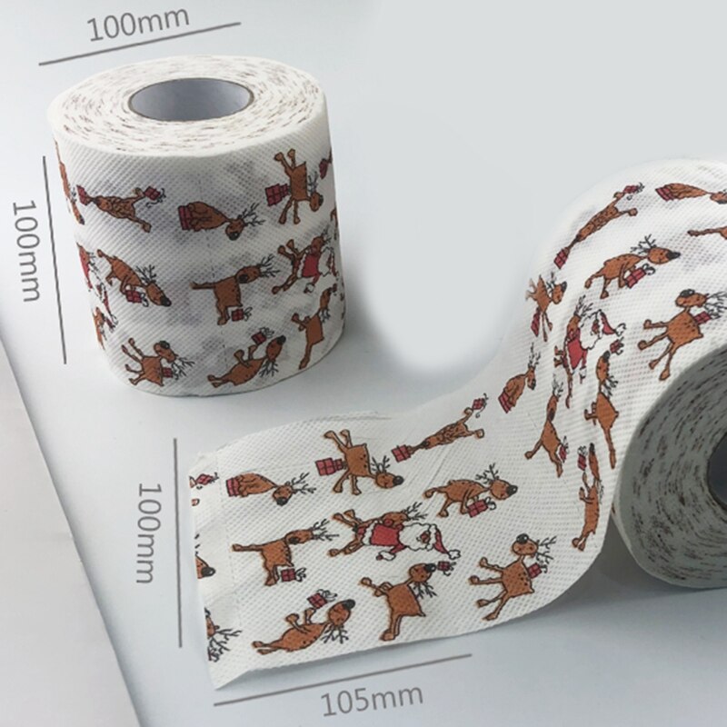 Joulu vessapaperi koti joulupukki kylpy vessapaperi joulutarvikkeet joulukoristeita pehmopaperirulla