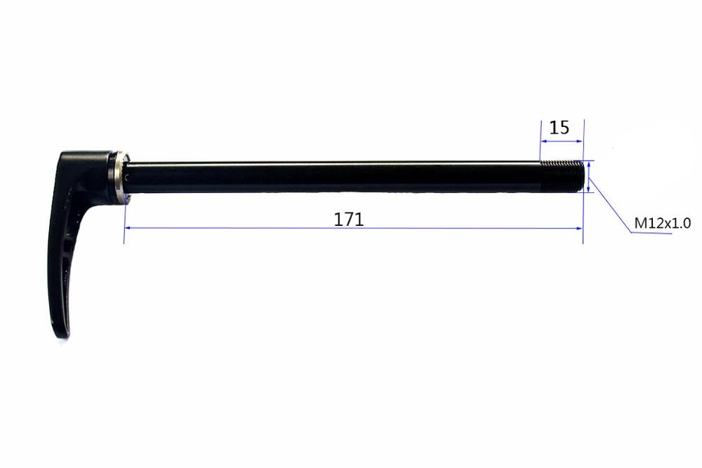Boost 12 x 148 Thru Axle skewers 12 mm Thread Pitch 1.0 mm MTB bikes QR 12mm alloy thru axle 12X148 overall length 171