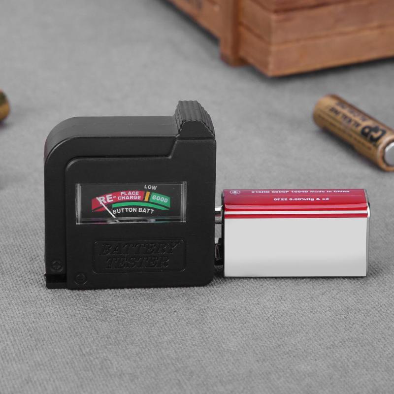 sortere  bt860 1pc bærbar funksjonen håndholdt batteritester voltsjekker til 9v 1.5v og aa aaa celle batterier batteritestere