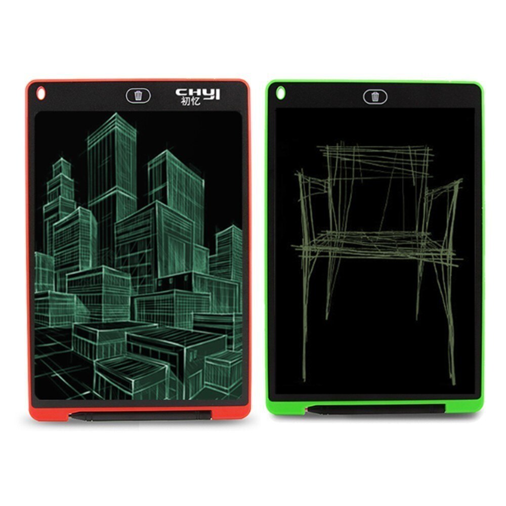 Digital 12'' LCD Writing Tablet eWriter Partially Erasing Drawing Board Electronic Painting Tablets Pad with Pen Battery For Kid