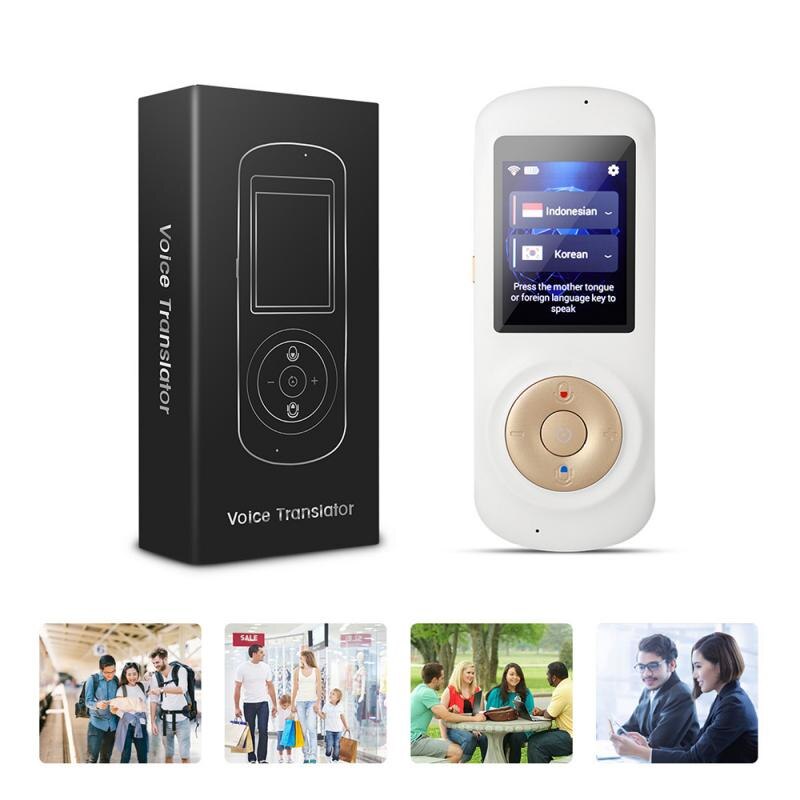 Instant Voice Taal Vertaler Apparaat, Smart Twee Manier Wifi 2.4Inch Touch Screen Vertaling Voor Leren Reizen Business