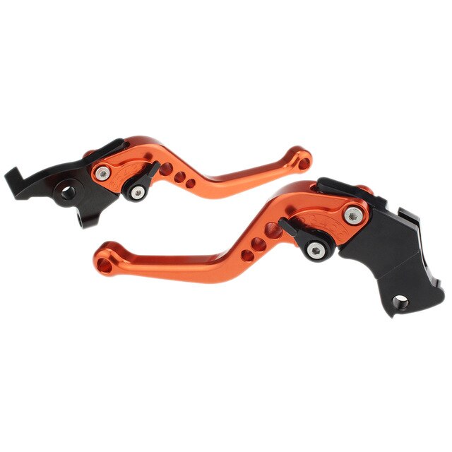 Motorsykkel brems kløtsj spak til kawasaki klr 250 klr 650 klr 650 1991-2007 1992 1993 1994 1995 1996 justerbar motorsykkel spak: Kort oransje