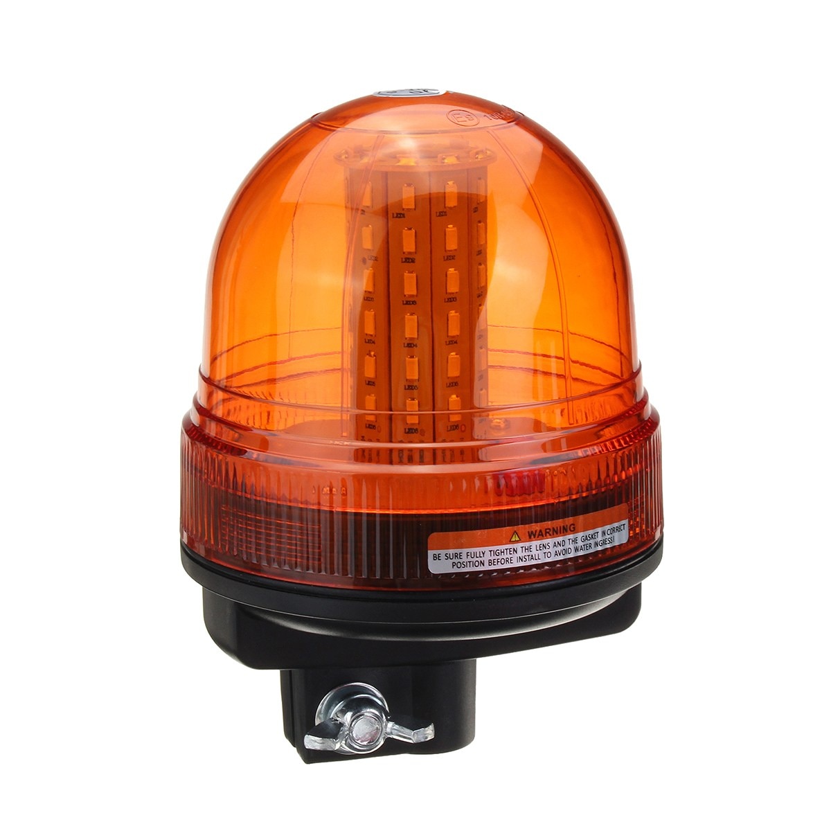 60 LED Roterende Knipperende Amber Baken Flexibele Tractor Waarschuwingslampje Verkeerslicht Rijbaan Veiligheid