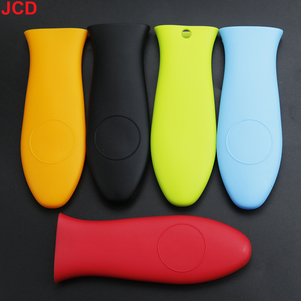 JCD couvercle de poignée de Pot en Silicone couvercle d'isolation outils de cuisine couvercle de poignée de Pot d'isolation en Silicone couvercle de poignée de Pot antidérapant: green