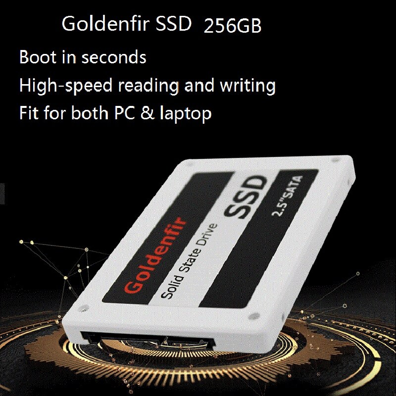 -Goldenfir SSD 256GB SSD 2.5 Hard Drive Disk Disc Solid State Disks 2.5 inch Internal SSD