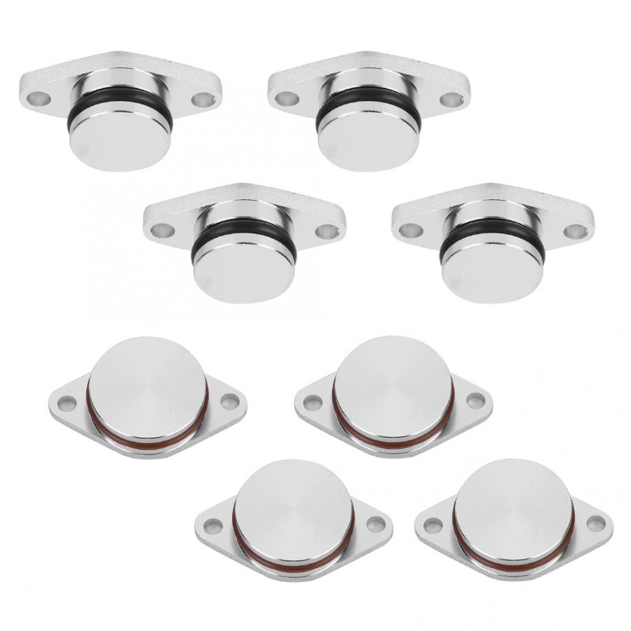 4 piezas 22mm/33mm Motor de coche diésel Swirl solapa en blanco Kit de reparación reemplazo de aluminio + coche ABS accesorios araba aksesuar