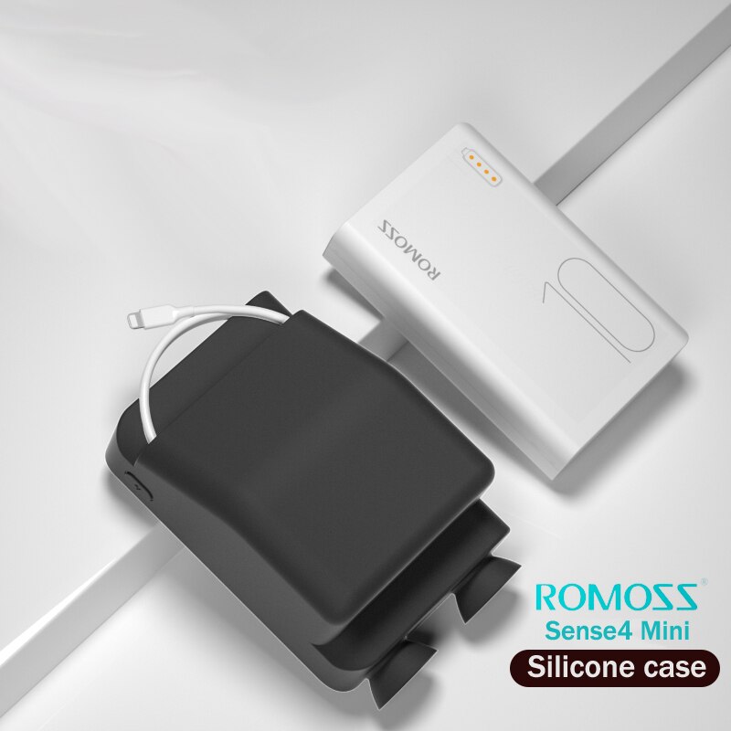 Futerał silikonowy robić Romoss sens 4 mini powerbank 10000mAh pokrowiec ochronny robić Romoss sens4 PPH10 obudowa ochronna