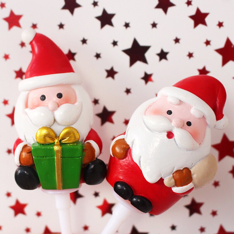 Festas de família, festas de aniversário, decorações de natal, suprimentos de cozimento papai noel, boneco de neve, elk, árvore de natal bolo decora