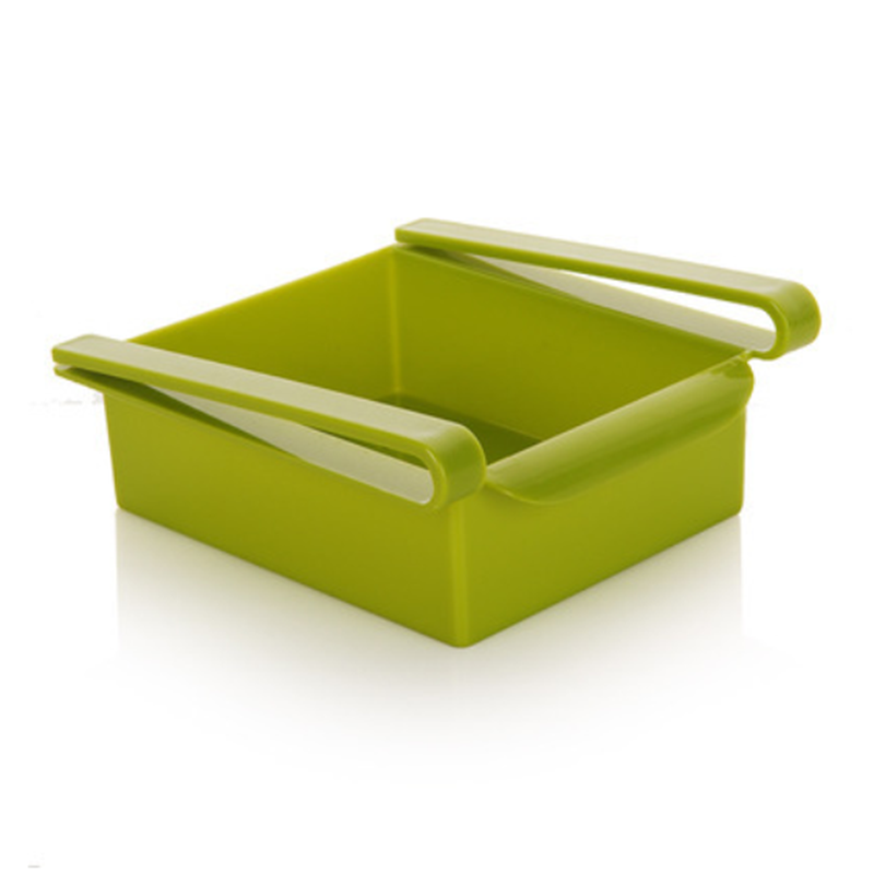 Refrigerator Storage Rack DIY Slide Kitchen Fridge Freezer Space Saver Organization Bathroom Shelf Rack Holder