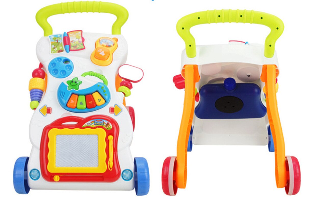 Baby walker stroller baby early education exercise limbs multifunctional walker with musical toys