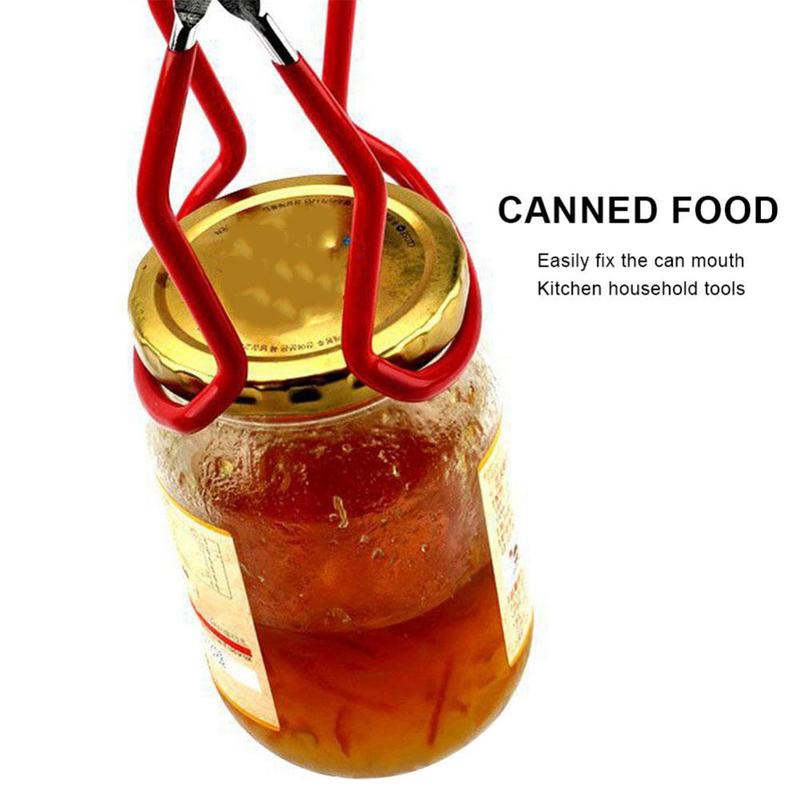 Kitchen Tool Can Tongs Clip Canning Jar Lifter With Grip Handle Heat Resistance Anti-clip Jar Glass Bottle Holder Cans Clamp