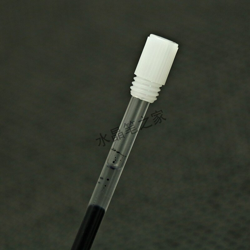 , 20 unidades/paquete de 7cm de largo, bolígrafo de cristal de tinta negra, recambio de bolígrafo, recambio de Metal y plástico