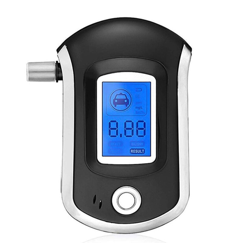 Alcohol Tester Blaastest Digitale Breath Analyzer Blow Professionele Draagbare Alcohol Testen BAC Inhoud LCD Dispaly AT6000