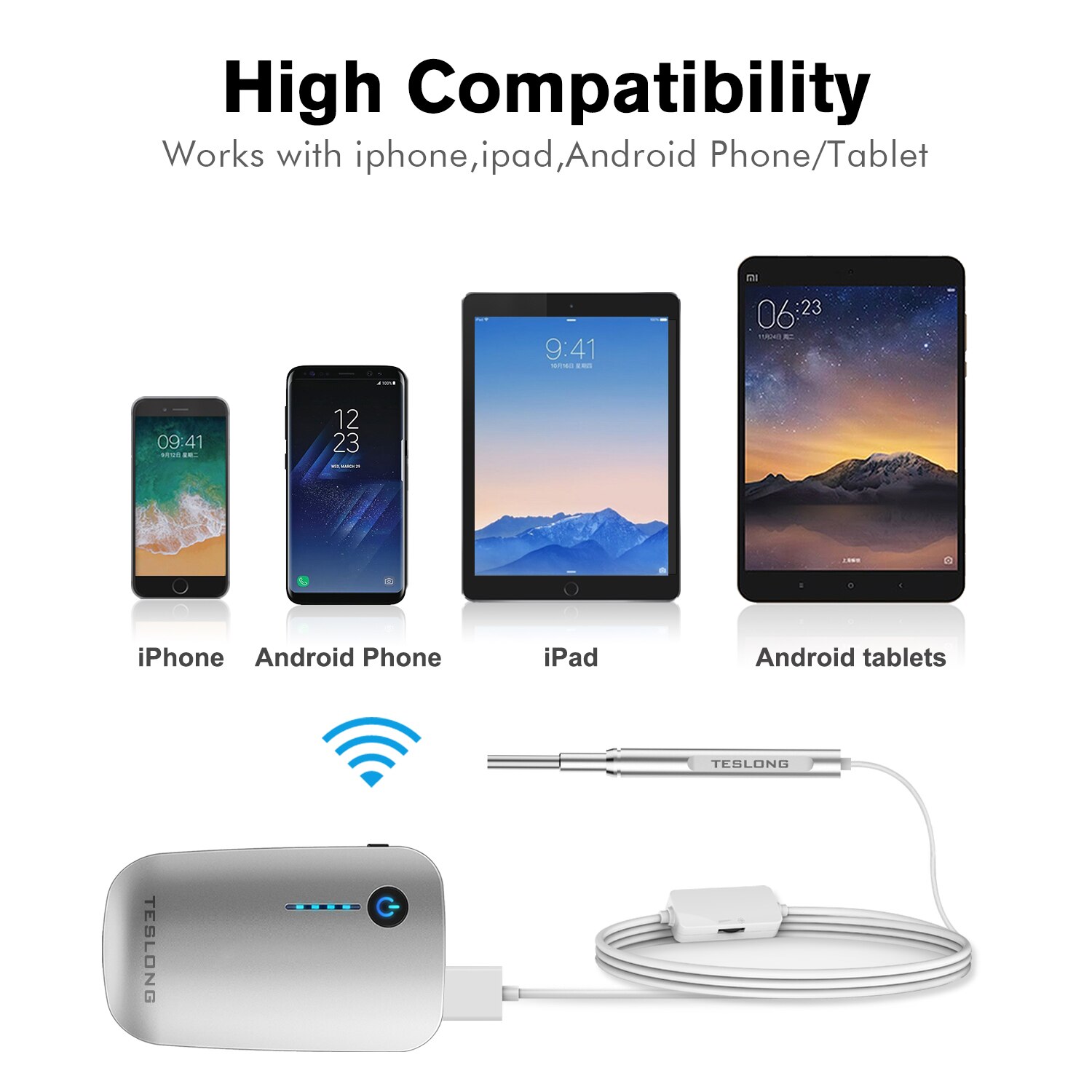 4,3mm WiFi Ohr Otoskop Drahtlose HD1080P Digitale Endoskop Ohr Inspektion Kamera Ohrenschmalz Reinigung Werkzeug mit 6 LED für IOS Android